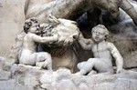 Romulus et Rémus (sculpture de la fontaine de la place du Capitole)